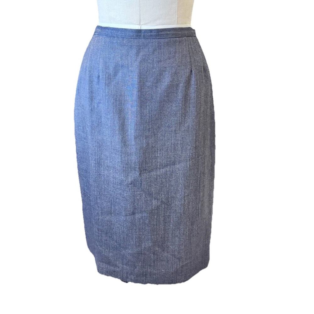 Giorgio Armani Le Collezioni Wool Blend Pencil Skirt 8 Made in Italy Vintage